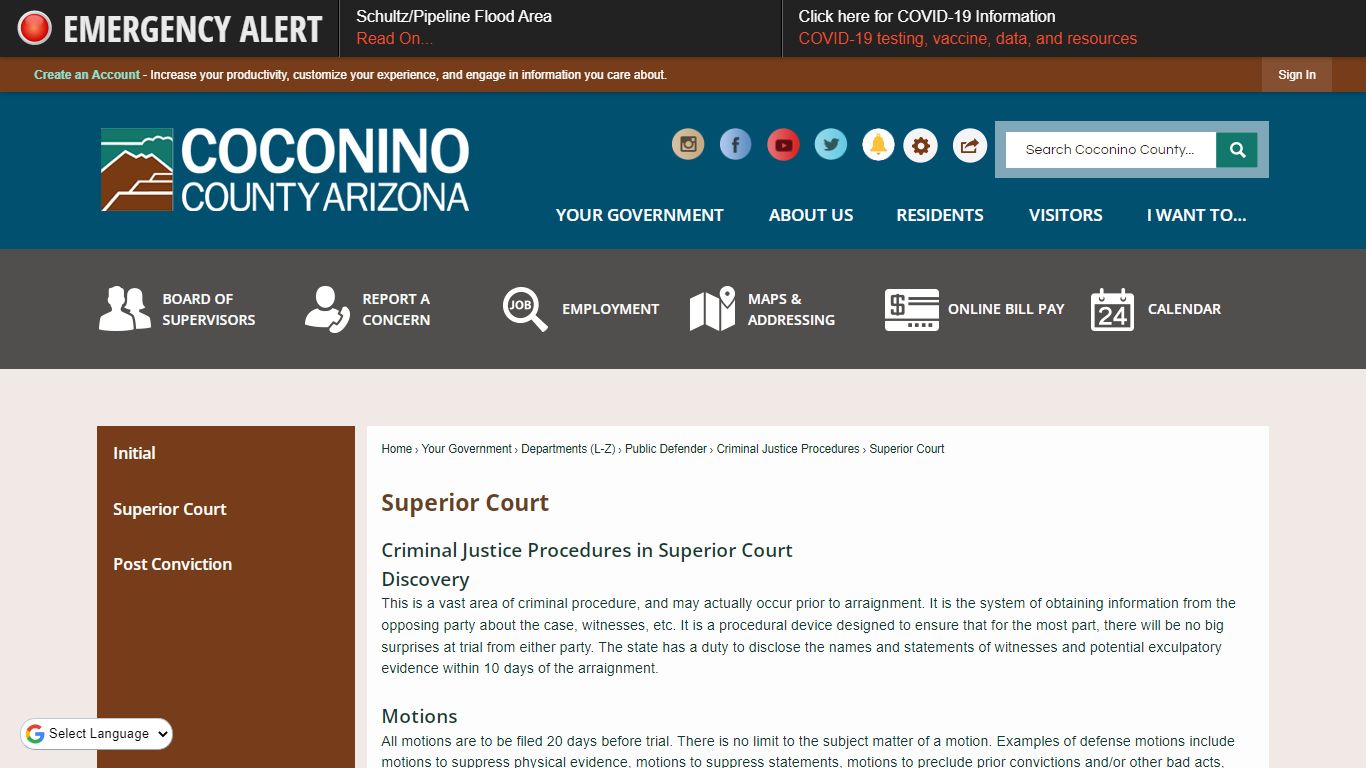 Superior Court | Coconino - Coconino County, Arizona